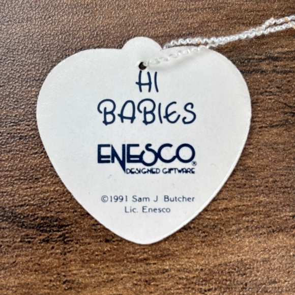 Vintage HI BABIES 1991 Precious Moments BOY DOLL Figure Toy Ornament Enesco - P - Picture 5 of 9